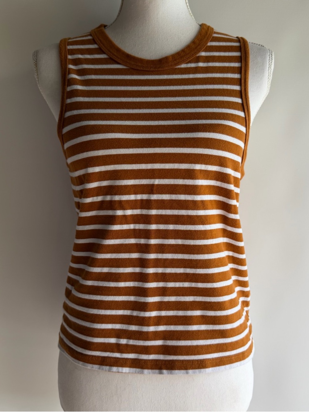 Madewell Striped Cotton Tank - sz S